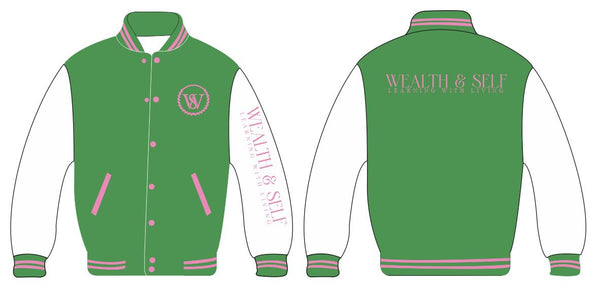 Wealth and Self Varsity Jacket