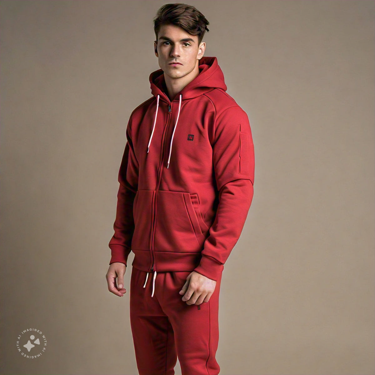 Comfort and Style: Unisex Ultra-Soft Cotton Zip-Up Hoodie with Jogger